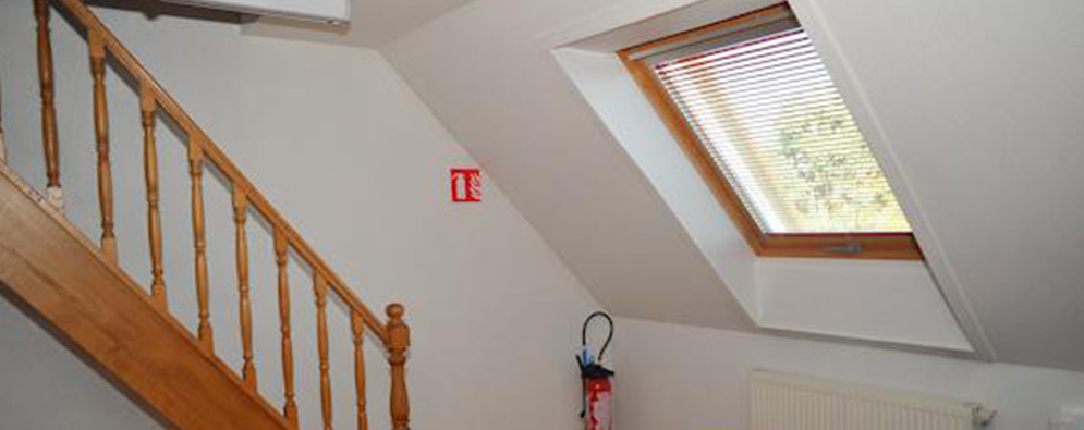 intérieur d'une soupente isolée